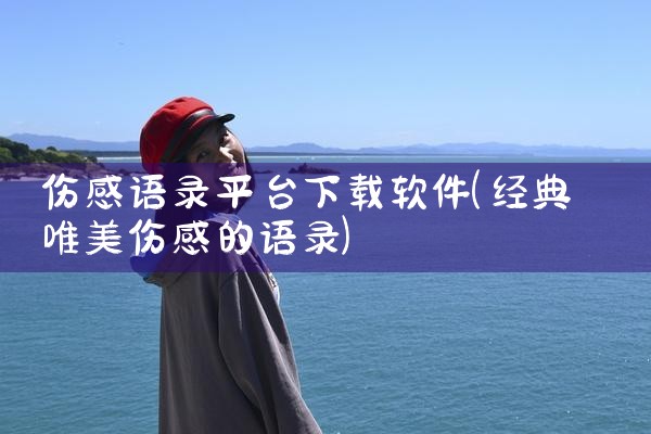 伤感语录平台下载软件